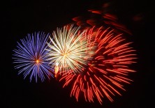 red white blue fireworks